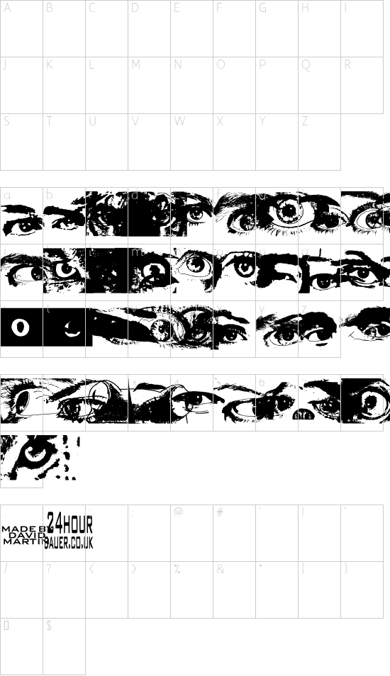 character map