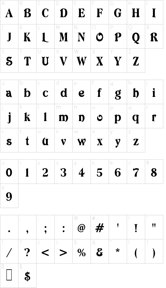 Avatar font details 1001 Fonts Free
