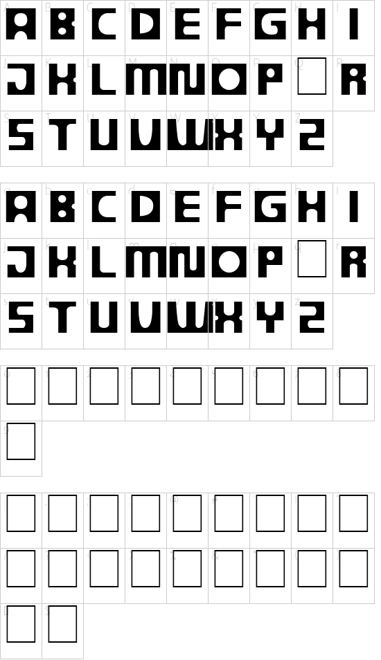 character map